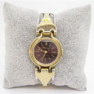 Vtg Women Regency 17 Jewels Hand Wind Analog 26mm Dial Causal Round Watch (G49)